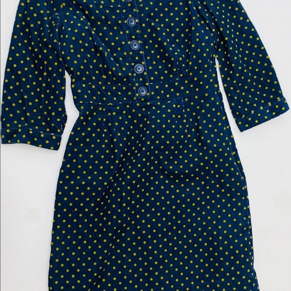 Boden Placket Cord Polka Dot Dress | SZ 4 - Picture 3 of 9